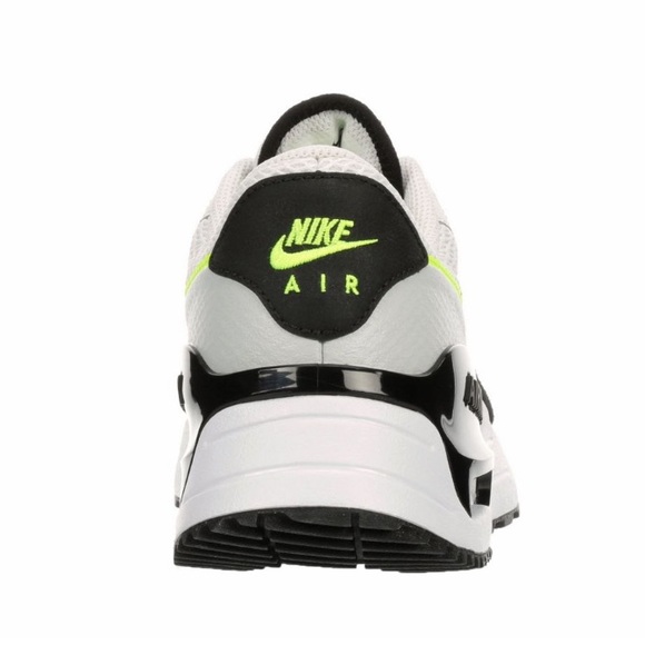Nike Air Max SYSTM White/Volt/Black Men's Athletic Gym Training Shoes - Picture 4 of 6